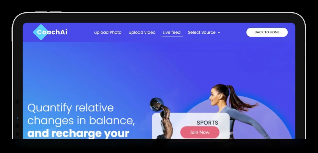 CoachX Interface